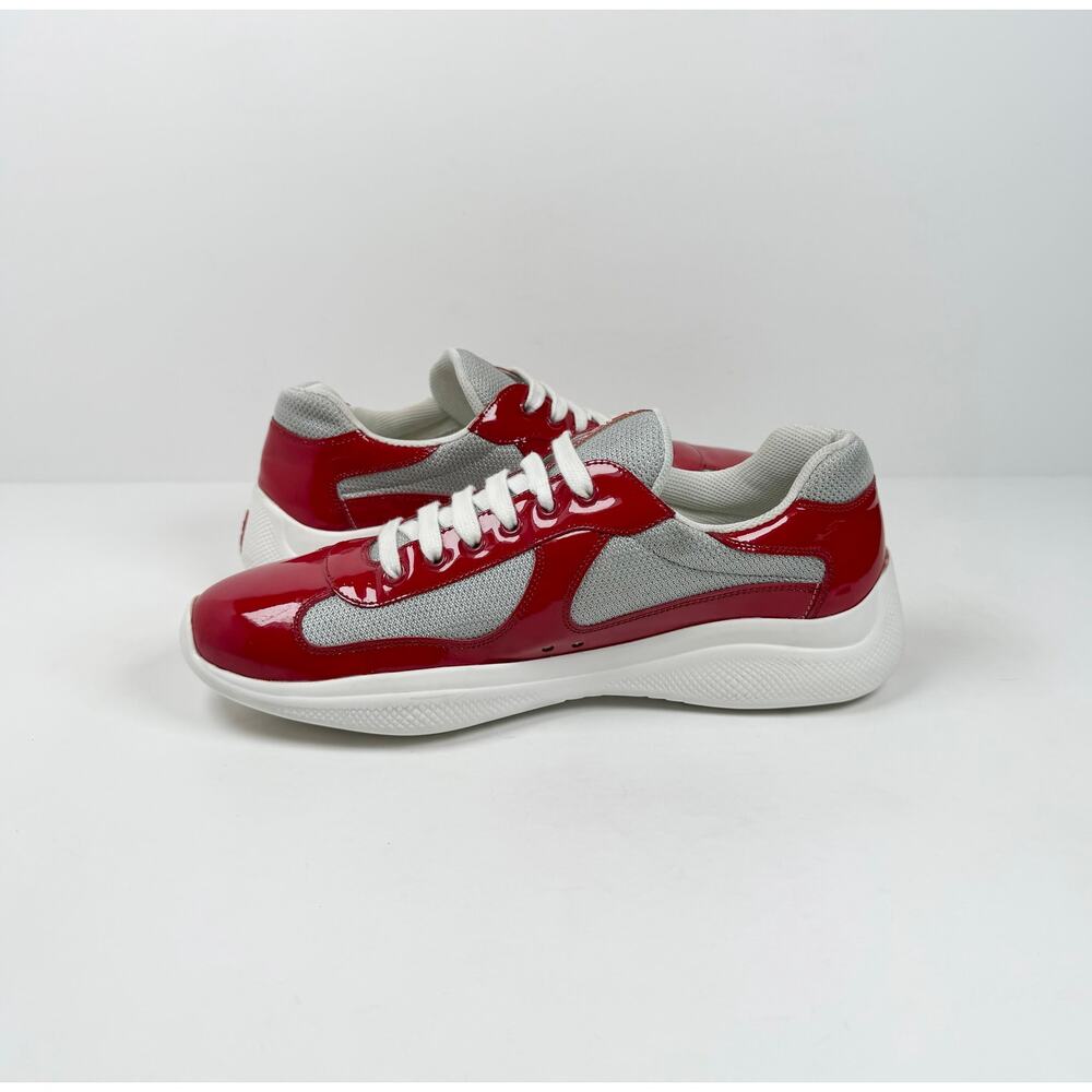 Size 9.5UK/10.5US - Prada Americas Cup Red Silver - Picture 6 of 8